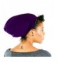 Grace Eleyae [Slap] Satin-Lined Sleep Cap- Women's Tam Hat Beanie - Purple - CX11YAPCTD3