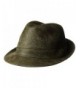 Henschel Men's Fedora - Distressed Rust - CE113EZFQZ9