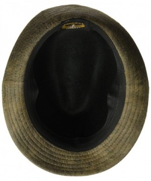 Henschel Mens Fedora Distressed XLarge in Men's Fedoras