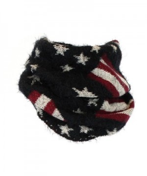 Black Eyelash American Infinity Americana in Cold Weather Scarves & Wraps