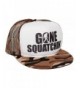 Gone Squatchin' Unisex-Adult One-size Trucker Hat Camo/White - CF11HM9A8WD