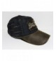 Washed Denim Baseball Headwear Brown