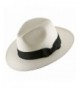 Ultrafino Trilby Straw Fedora Panama Hat ALL SIZES - White - CV184IQYKUN