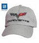 C-6 Corvette Premium Brushed Cotton Hat- Color Gray - CU11XJD2JU1