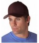 Flexfit Six Panel Mid Crown Twill Blend Cap - Brown - CS12L3IR3P9