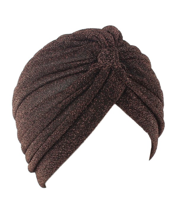 KINGREE Chemo Cap-Turban Headwear-Multi Function Headwrap and Chemo Hats For Hairloss - Coffee - CS1889CTCDT