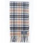 The Tartan Blanket Co. Scottish Lambswool Scarf Thomson Camel Tartan - C312E1CQBON