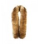 LITHER Women's Winter Faux Fake Fur Collar Scarf Wrap Shawl Shrug(70 inches long) - Natural Raccoon - C312N8PT71C