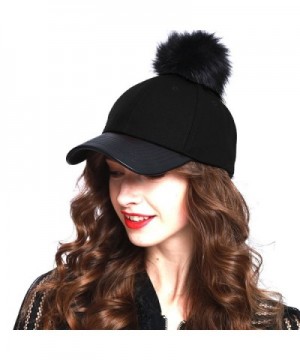 Womens Faux Baseball Black Size in Women's Baseball Caps