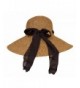 Ladies Brown Hat / Black Scarf Through Eyelets - CU113ZCW54L