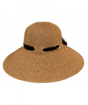 Ladies Brown Hat Through Eyelets