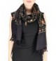 Elegantly Embroidered Floral Design Pashmina in Wraps & Pashminas