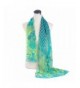 Reversible Voile Shawl 63&lsquo'20&lsquo' Women Scarf for Clothes Decorating - Blue - CT120TVIOXL