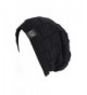 LUNIWEI Unisex Knitted Woolen Beanie Winter Warm Cap Solid Hat - Black - C112LAXUCTP