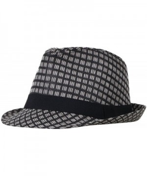 Summer Beach Straw Fedora Solid in Men's Fedoras