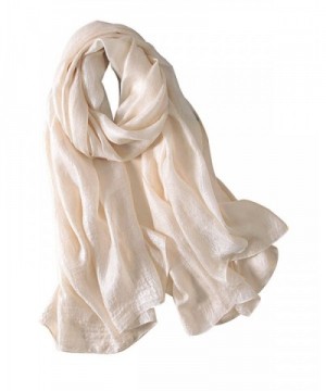 Bbonlinedress Women's Lightweight Rayon Shawl Long Soft Scarf Bridal Party Wrap - Beige - CS183C0LIYN