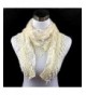 DDLBiz Tassel Burntout Triangle Mantilla in Fashion Scarves