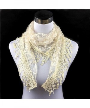 DDLBiz Tassel Burntout Triangle Mantilla in Fashion Scarves