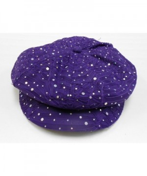 Glitter Newsboy Purple more same