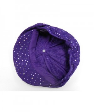 Glitter Newsboy Purple more same in Women's Newsboy Caps