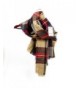 Women's Cozy Tartan Scarf Wrap Shawl Neck Stole Warm Plaid Checked Pashmina - C611PVLU0KZ