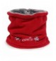 Neck Warmer Winter Ski Snood Gaiter Balaclava Tube Scarf Beanie for Men Women - Red - CG120R0VI2N