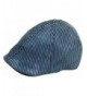 Brooklyn Hat Co Union Six Panel Ivy Cap Faded Cotton Duck Bill Newsboy Hat - Blue & Blue - CS12D5ZCRD1