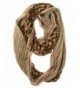 Collection Eighteen Women's Sequin Multi Pattern Infinity Scarf (OS- Rose Dust) - C711QXHDCY7