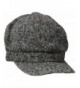 D&Y Women's Solid Cabbie Hat With Bow - Black - C712JOP7P5B