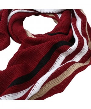 Classic Premium Unisex Striped Winter in Cold Weather Scarves & Wraps