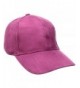 Rampage Women's Micro-Suede Baseball Cap - Raspberry - C112O4R1BV0