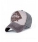 Peak Mall Vintage Baseball Cap For Women and Men- Adjustable Multicolor Distressed Trucker Hat - Brown Atrovirens - CP183XOYDXX