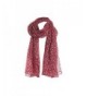 Women Ladies Stars Print Pattern Lace Long Scarf Warm Wrap Shawl - Red - C9188UNTL0T