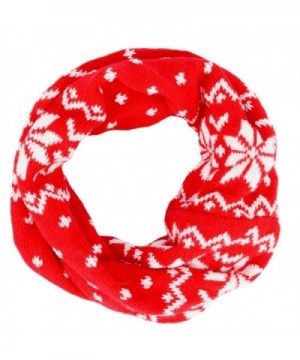 EUBUY Knitted Snowflake Scarves Toddler