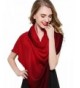 Silk Scarf Fashinable Blanket Buttons - Red - CM185RMI7HY