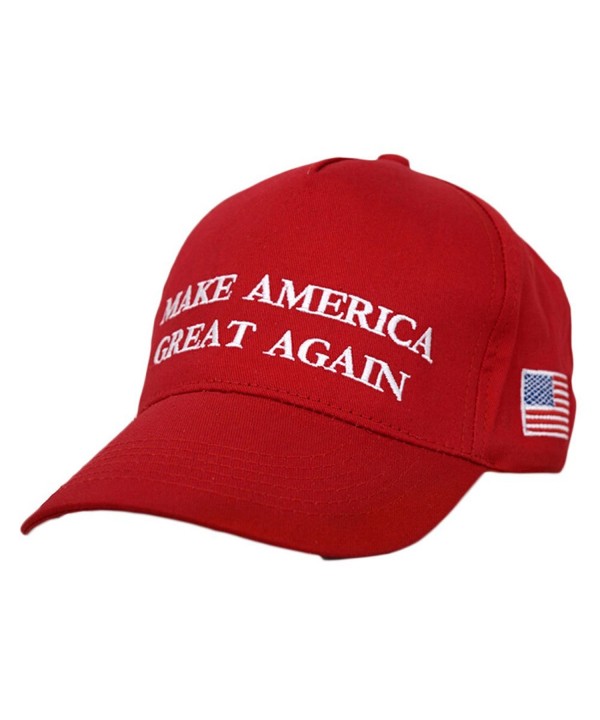 Dutch Brook Make America Great Again Donald Trump 2016 Campaign Cap Hat (Red 2) - Black - C112NR1DNDS