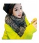 Unisex Mixed Color Wool Knitted Scarf Lovers Thickening Warm Extra Long Wrap Collar - Grey - CB12MFXTP2P