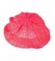 Sequin Nylon Stretchable Beret Fuchsia