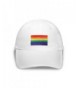 Rectangle Rainbow Hat In White in a Bag (1 Hat - Retail) - C511C4ZU3HL