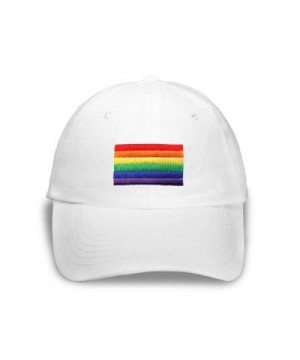 Rectangle Rainbow Hat In White in a Bag (1 Hat - Retail) - C511C4ZU3HL