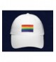 Rectangle Rainbow Hat White Bag