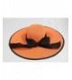 Women Floppy Bowknot Straw Orange