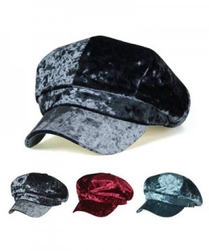 Womens Velvet Beret Winter newsboy