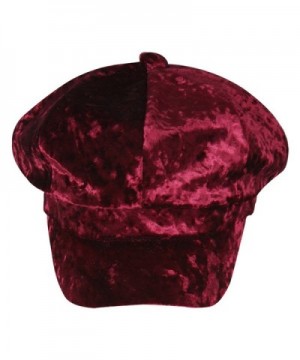 Womens Velvet Beret Winter newsboy in Women's Newsboy Caps