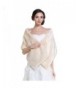 Aukmla Women's Fur Shawls and Wraps Bridal Fur Stoles for Women - CQ12MFGQ0O3