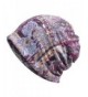 Jemis Womens Cotton Chemo Hat Beanie Scarf - Beanie Cap Bandana For Cancer - Purple - CF1873I5DXC