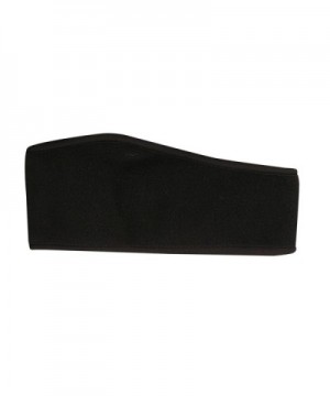 Dorfman Pacific Microfleece Solid Black Ear Headband - Black - CT111WAEE69