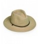 wallaroo Men's Jasper Sun Hat - UPF 50+ - Internal Adjustable Drawstring - Beige - CN129JXCEUJ