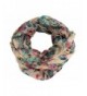 Peach Couture Blossom Infinity Scarves