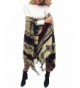 Glamaker Women's Soft Cashmere Pashmina Long Scarf Shawl Wrap - Geometric - CW184TW8SMK